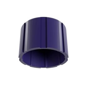 Essentra Soft Knurled Cap 19.8 mm 20.8 mm Blue TPE [2284000]; 10094006