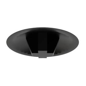 Essentra Cross-Head Screw Cap M2 12.5 mm 4.1 mm PE-HD Black [2344/BK]; 10094075