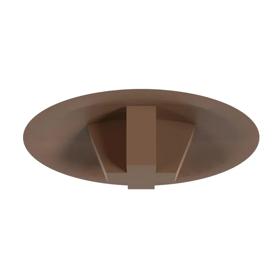 Essentra Cross-Head Screw Cap M2 12.5 mm 4.1 mm PE-HD Teak [2344/TK]; 10094105