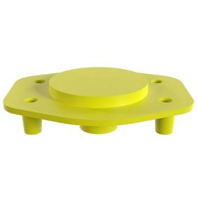 Essentra Studded Full Face Flange Protector 1 1/4 in Yellow LDPE [3474700]; 10100516