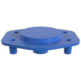 Essentra Studded Full Face Flange Protector 1 1/4 in Blue PP [3474100]; 10100486