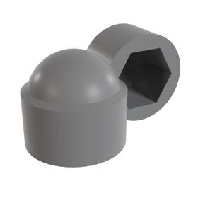 Essentra Bolt Protection Cap M8 12.8 mm LDPE - PIR Grey [494803]; 10103944