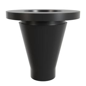 Essentra Blanking Plug 5.0 mm 13.0 mm 1.0 mm EBA Black [6351000]; 10105405