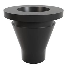 Essentra Blanking Plug 7.0 mm 2.0 mm EBA Black [6354000]; 10105436