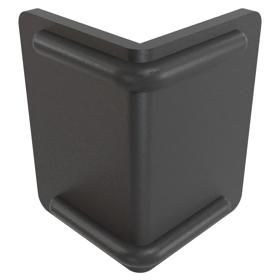 Essentra Edge Protector 28.3 mm 43.7 mm LDPE - PIR Black [800234]; 10106365