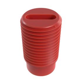 Essentra Blasting Plug Metric Threads M16 x 2.0 LDPE Red [8088000]; 10106457