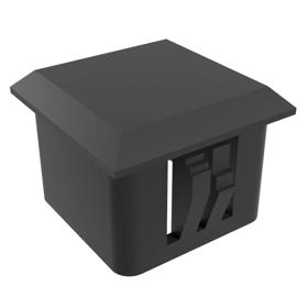 Essentra USB Cap 15.0 mm 11.0 mm 0.75 mm Nylon 6/6 Black [BPE-LC-D-01BK]; 10107997