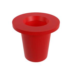 Essentra Tapered Cap & Plug 6.0 mm 9.8 mm LDPE Red [004006000503]; 10114421