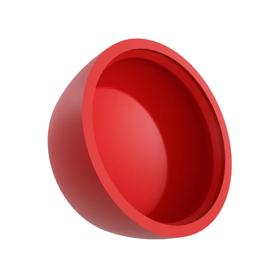 Essentra Cover Caps 11.0 mm 12.1 mm 6.0 mm HDPE Red [006504220104]; 10115602