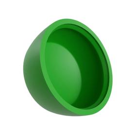 Essentra Cover Caps 11.0 mm 12.1 mm 6.0 mm HDPE Green [006504203604]; 10115435