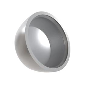 Essentra Cover Caps 11.0 mm 12.1 mm 6.0 mm HDPE Silver [006504216004]; 10115497
