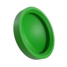 Essentra Cover Caps 12.0 mm 14.2 mm 5.2 mm HDPE Green [006605203704]; 10115985