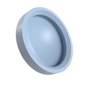 Essentra Cover Caps 12.0 mm 14.2 mm 5.2 mm HDPE Grey [006605221404]; 10116111