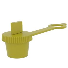 Essentra Grease Nipple Cap 6.02 mm LDPE - PIR Yellow [087063029103]; 10119334