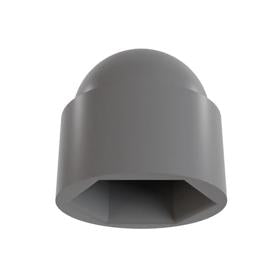 Essentra Nut Protection Cap M6 10.0 mm 10.0 mm LDPE - PIR Grey [130006001303]; 10125946