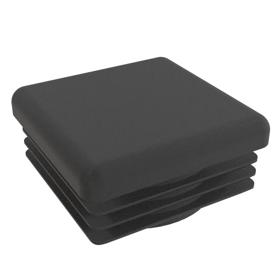 Essentra Square Tube Insert 35.0 mm 11.8 mm 1.5 mm Black TPR [15018]; 10126479