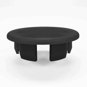 Essentra Sheet Cover Cap 19.1 mm 24.0 mm Black PA66 [161019159902]; 10126950