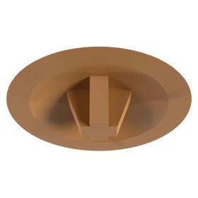 Essentra Cross-Head Screw Cap M2 12.5 mm 4.1 mm PE-HD Beige [2344/BE]; 10129975