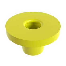 Essentra Tapered Cap & Plug LDPE 7.9 mm 9.3 mm Yellow [3107000]; 10133538
