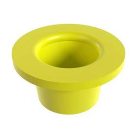Essentra Tapered Cap & Plug LDPE 18.0 mm 20.2 mm Yellow [3121000]; 10133811