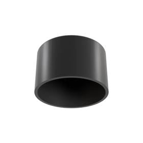 Essentra Non-Threaded End Caps 91.0 mm (ID) 30.0 mm (H) PE Black [3668500]; 10138120