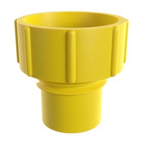Essentra Threaded Plug UNF Threads, JIC Threads 7/16 x 20 HDPE Yellow [8431000]; 10145722