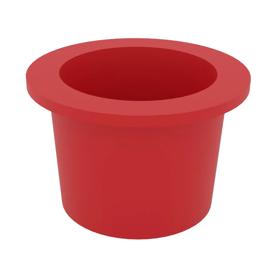 Essentra Tapered Cap & Plug LDPE 16.71 mm 19.22 mm Red [GP628A]; 10155318