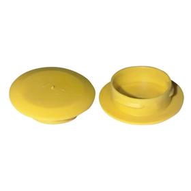 Essentra Snap Fit Plug UNF 1/4" UNF Yellow LDPE [I-1/4]; 10158784