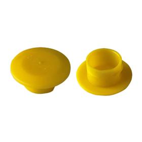Essentra Snap Fit Plug UNF 1/2" UNF Yellow LDPE [I-1/2]; 10158777