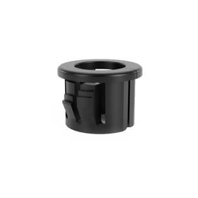 Essentra Snap Fit Bushing Nylon 6/6 Black [PGSB-1013A]; 10163122