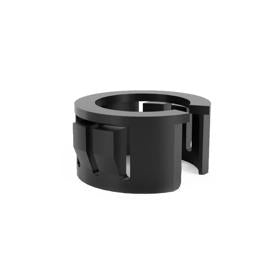 Essentra Snap Fit Bushing Nylon 6/6 Black [PGSB-1519A]; 10163153