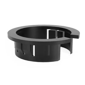 Essentra Snap Fit Bushing Nylon 6/6 Black [PGSB-6A]; 10163207
