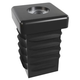 Essentra Threaded Insert Square M8 20.0 mm 1.0 mm HDPE [498585]; 10286159