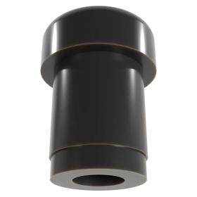 Essentra Round Glide 12.7 mm 0.9 mm Black ABS [RDG1115A]; 10165072