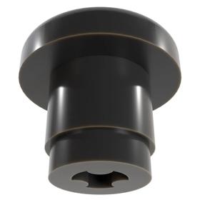 Essentra Round Glide 19.1 mm 2.4 mm Black ABS [RDG1190A]; 10165249
