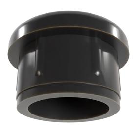 Essentra Round Glide 22.2 mm 2.1 mm Black ABS [RDG1230A]; 10165348