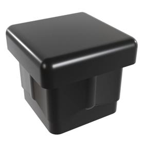 Essentra Square Glide 15.9 mm 1.2 mm 4.0 mm Black ABS [SIG1130A]; 10171028