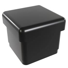 Essentra Square Glide 15.9 mm 0.9 mm 4.1 mm Black ABS [SIG1135A]; 10171035