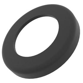 Essentra Hose Washer Cap 21.0 mm (HD) TPE Black [W15C]; 10178423