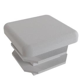 Essentra Square Tube Insert 12.0 mm 7.0 mm 2.0 mm 1.0 mm Mid Grey PE [056012062003]; 10180808