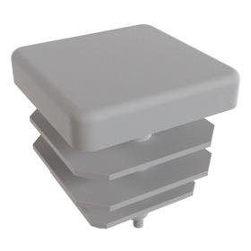 Essentra Square Tube Insert 15.0 mm 13.0 mm 2.0 mm 1.0 mm Mid Grey PE [056015062003]; 10180846