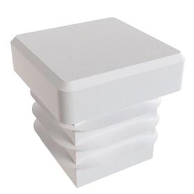 Essentra Square Tube Insert 18.0 mm 12.0 mm 2.0 mm 1.0 mm White PE [056018060303]; 10180860