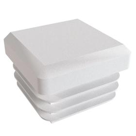 Essentra Square Tube Insert 30.0 mm 12.0 mm 2.0 mm 1.5 mm White PE [056030060303]; 10180983