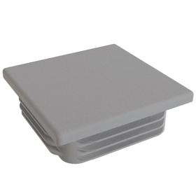 Essentra Square Tube Insert 90.0 mm 25.0 mm 5.0 mm 3.5 mm Mid Grey PE [056090062003]; 10181157