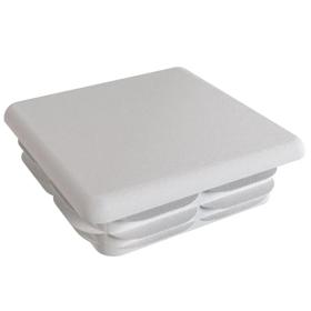 Essentra Square Tube Insert 100.0 mm 24.0 mm 4.0 mm 2.0 mm White PE [056100060303]; 10181164