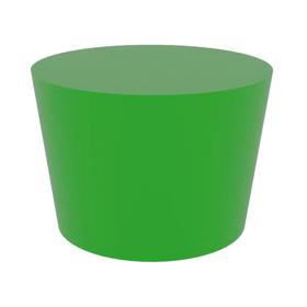 Essentra Tapered Masking Plug 26.2 mm 32.0 mm 25.4 mm Silicone Green [1219739]; 10192238