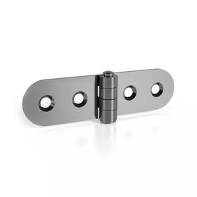 Essentra Leaf Hinge 75.0 mm 20.0 mm 1.5 mm Silver [1284317]; 10203644