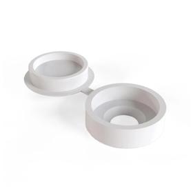 Essentra Uniscrew Cap 17.5 mm 6.0 mm PP White [1284612]; 10203651