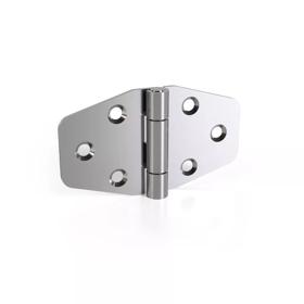Essentra Leaf Hinge 40.0 mm 69.5 mm 1.5 mm Silver [1287383]; 10203972