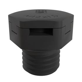 Essentra Vent Plug IP68 0.6 bar M12 10.0 mm PA Black [1334474]; 10207109